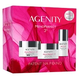 Set Agenity 3° MenoPerfect 2025, beruhigende füllende Tagescreme, SPF 20, 50 ml + nährende füllende Nachtcreme, 50 ml + füllende und straffende Augencreme, 15 ml