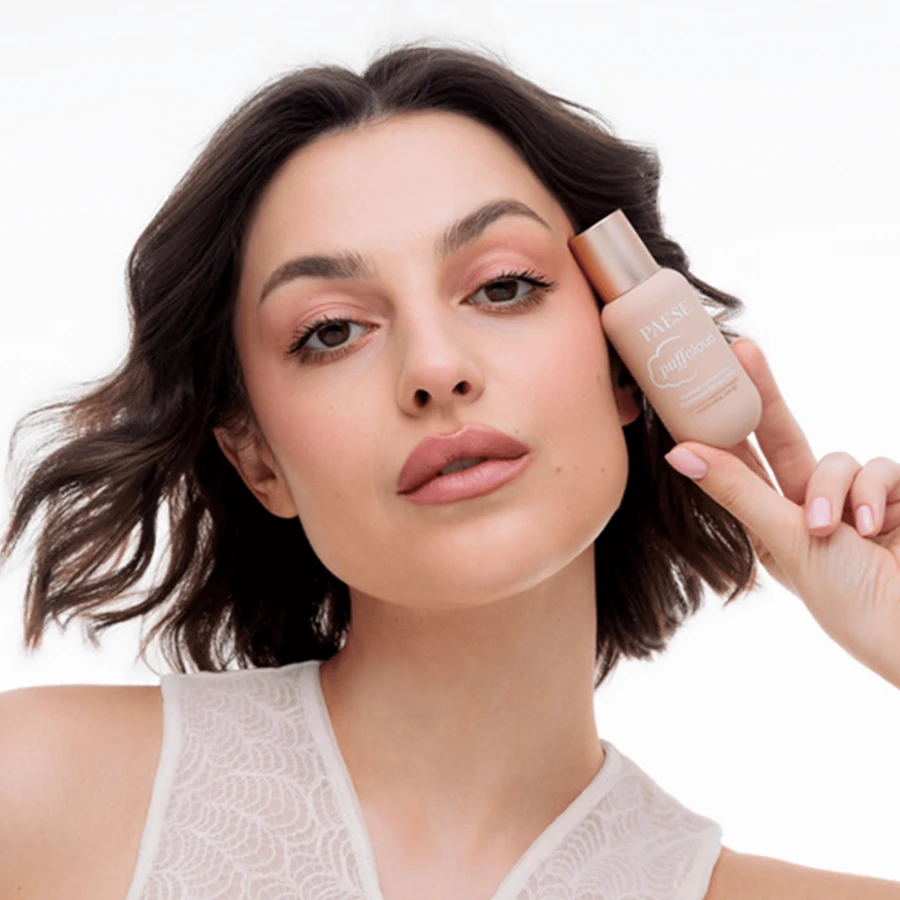 Paese Puff Cloud, fond de ten satinat cu efect de estompare, 01 Light Beige, SPF 20, 37 ml