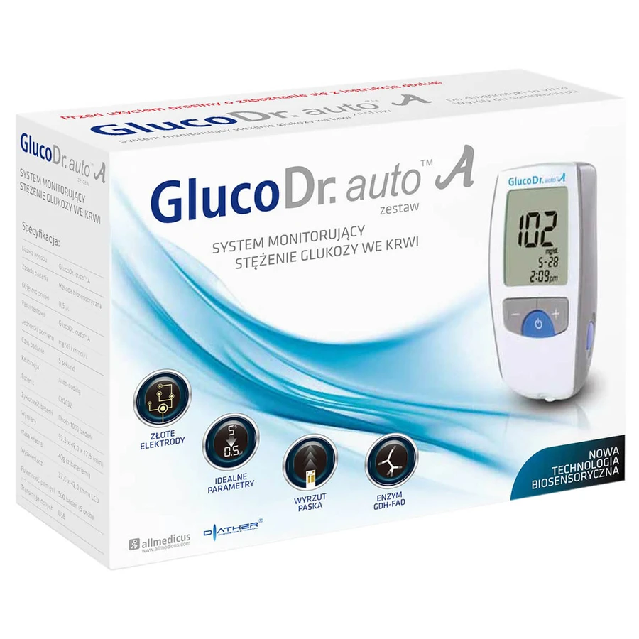 GlucoDr. Auto A, misuratore di glucosio nel sangue