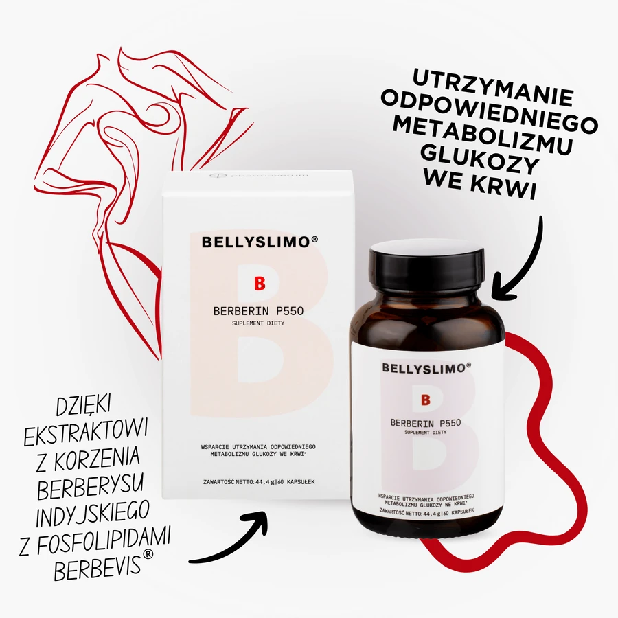 Bellyslimo Berberin P550, 60 Kapseln