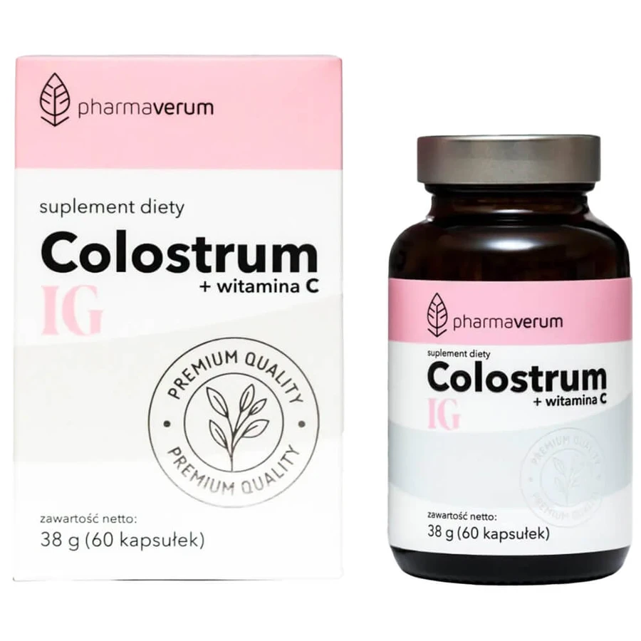 Pharmaverum Colostrum IG, 60 kapsułek: ceny i cechy