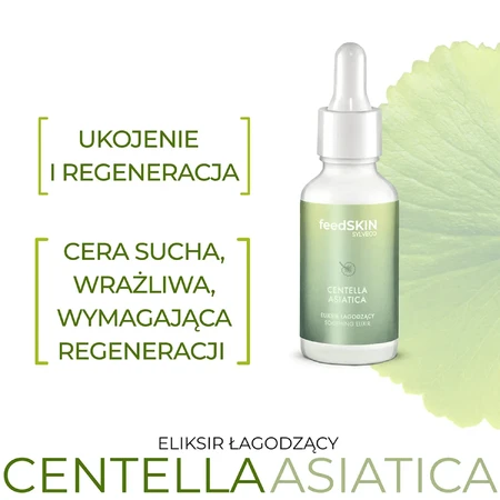 Sylveco FeedSkin Centella Asiatica, Beruhigungselixier mit Centella Asiatica, 30 ml