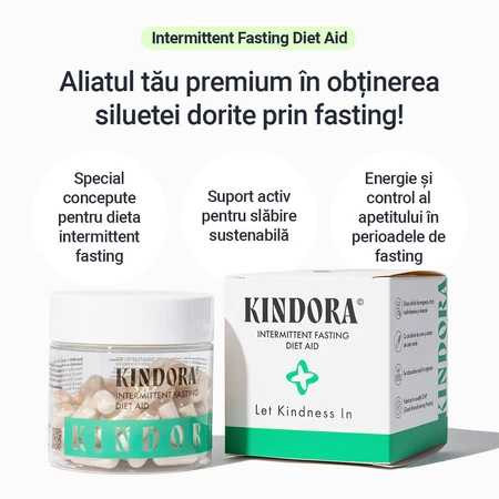 Intermittent Fasting Diet Aid - Supliment nutritiv pentru postul intermitent, Kindora
