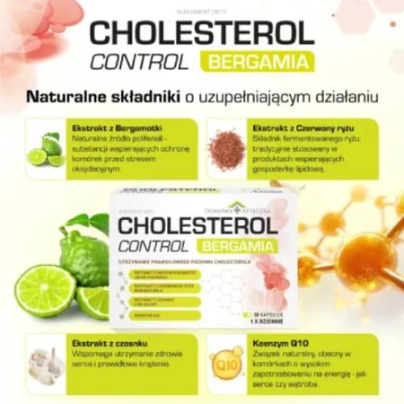 Home Farmacia Control Colesterol Bergamia, 30 cápsulas
