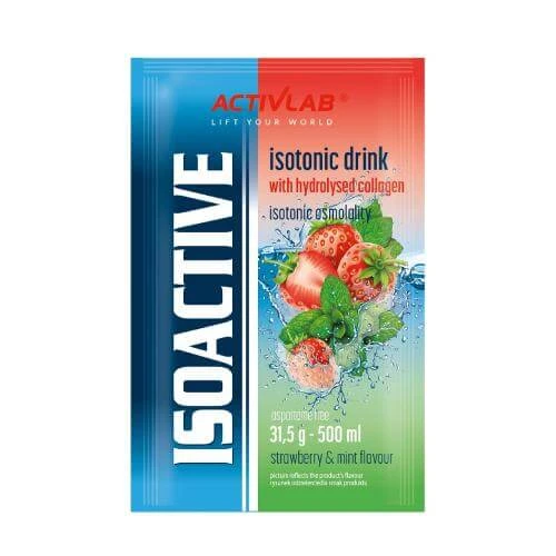 ACTIVLAB ISOACTIVE Isotonisches Getränk Erdbeere mit Minze, 31,5g