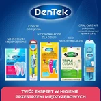 DENTEK Complete Clean Floss Scobitori de dinți, 40 buc