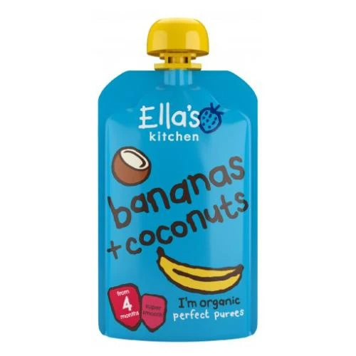 Ella's Kitchen BIO Banane und Kokosnuss, 120 g