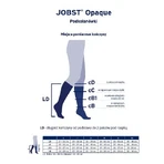 JOBST OPAQUE lange Kompressionskniestrümpfe CCL1 natur, Größe 6 OP