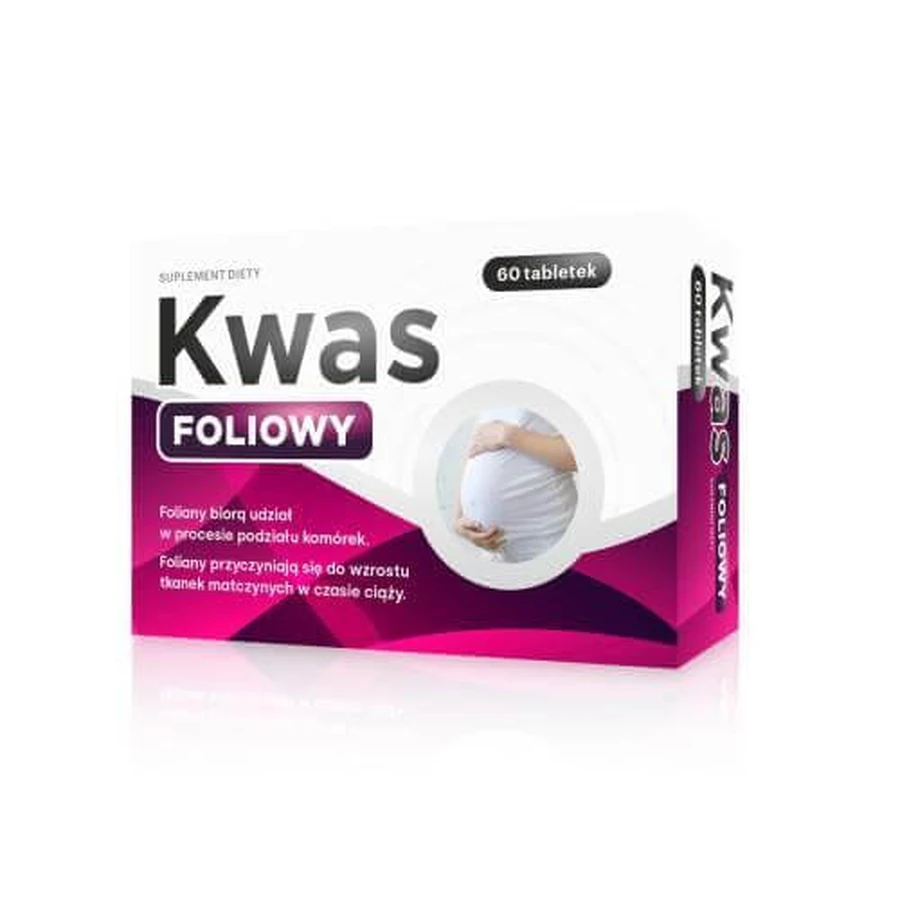 Puwer Folsäure, 60 Tabletten