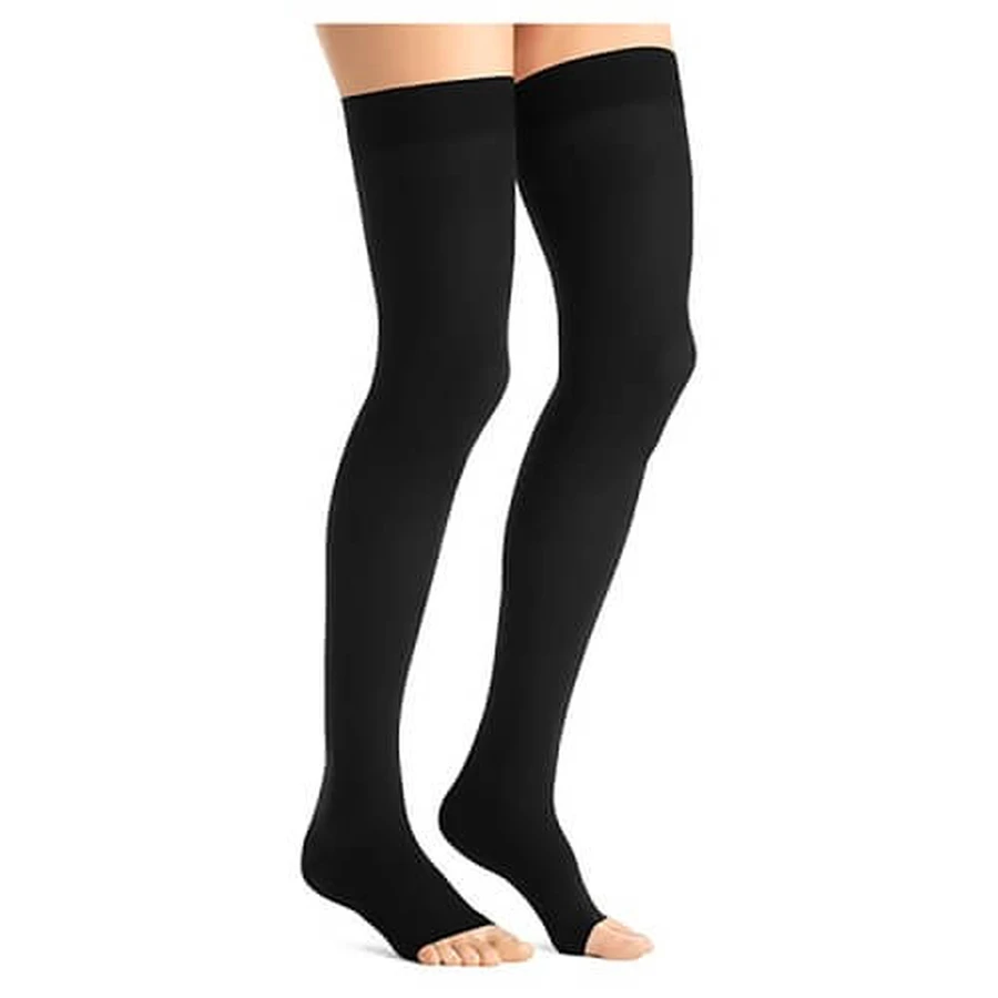 JOBST OPAQUE ciorapi lungi de compresie CCL1 negru, mărimea 3 OP
