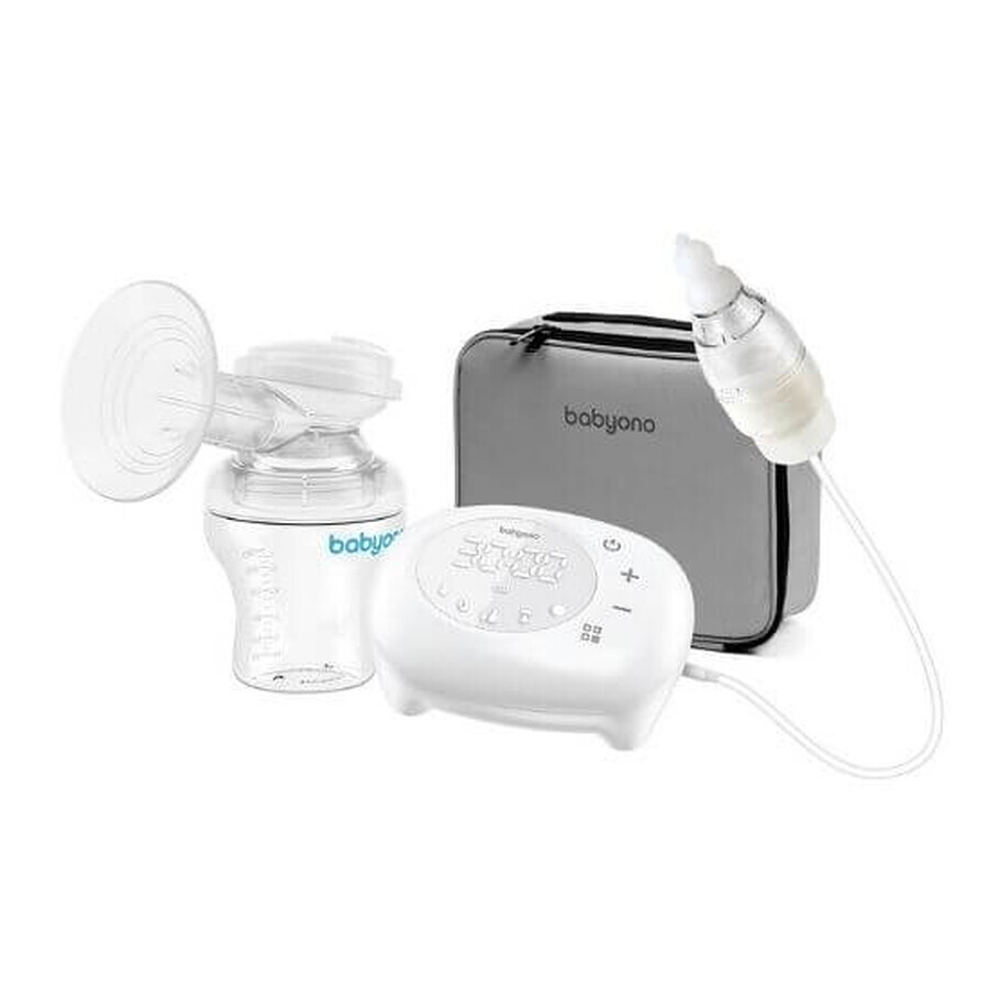 Pompa de san electrica cu aspirator nazal, Compact Plus, Babyono