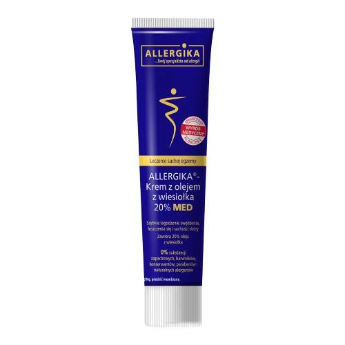 ALLERGIKA Med Creme mit Nachtkerzenöl 20% bei Ekzemen und AD, 100 ml