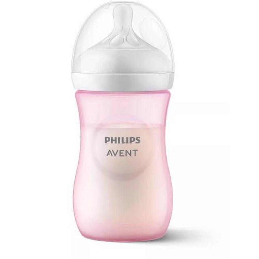 AVENT Natural Response Baby Bottle 1m+ SCY903/11 pink, 260ml