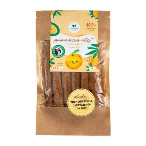 Natürlich Gesunde Orangenbrötchen mit Vitamin C und Zink, 50 g