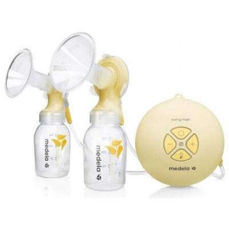 Pompă pentru sân dublă electrică, Swing Maxi + Calma, 040.0023, Medela