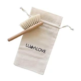 LULLALOVE Brosse douce en poils de chèvre