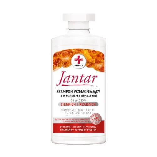 JANTAR MEDICA Kräftigendes Shampoo für dünnes und feines Haar mit Bernsteinextrakt, 330 ml