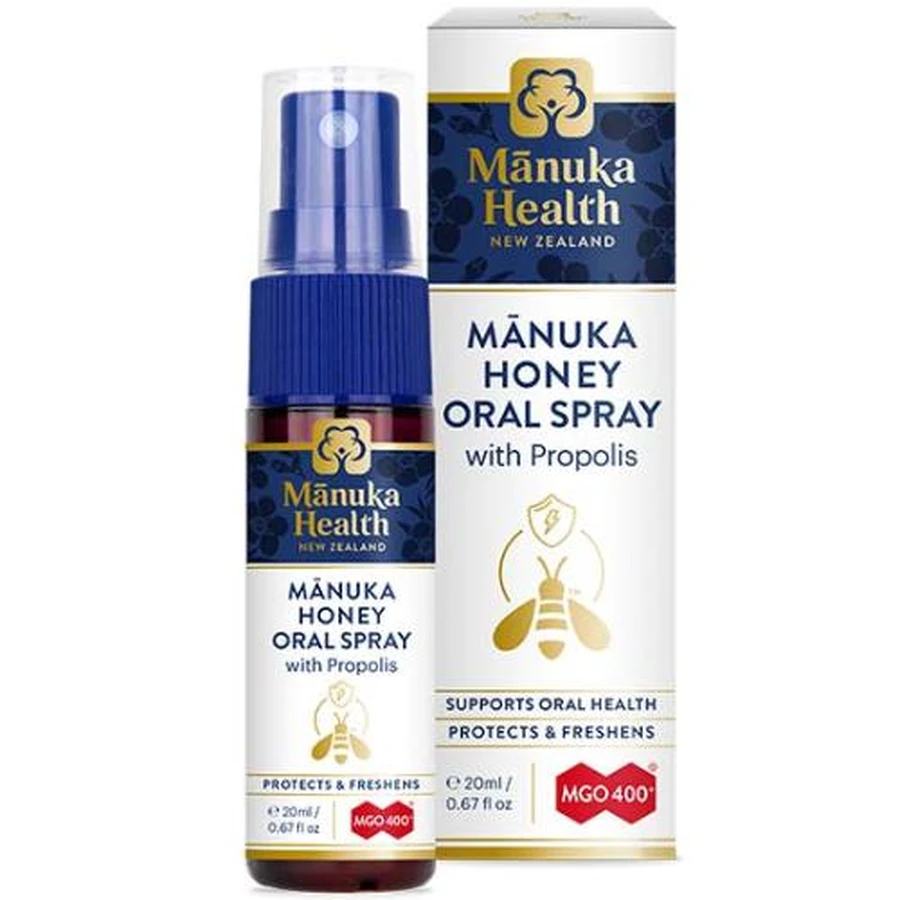 Mundspray mit Manuka Honig MGO 400+ und Propolis BIO 30, 20 ml