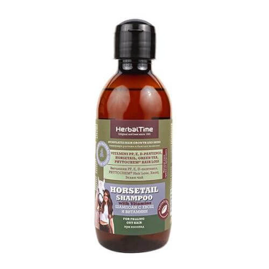 Herbal Time Heermoes Shampoo met akkerpaardenstaart en vitaminen, 240 ml