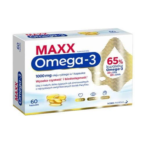 NORIS PHARMA Maxx Omega-3, 60 Kapseln