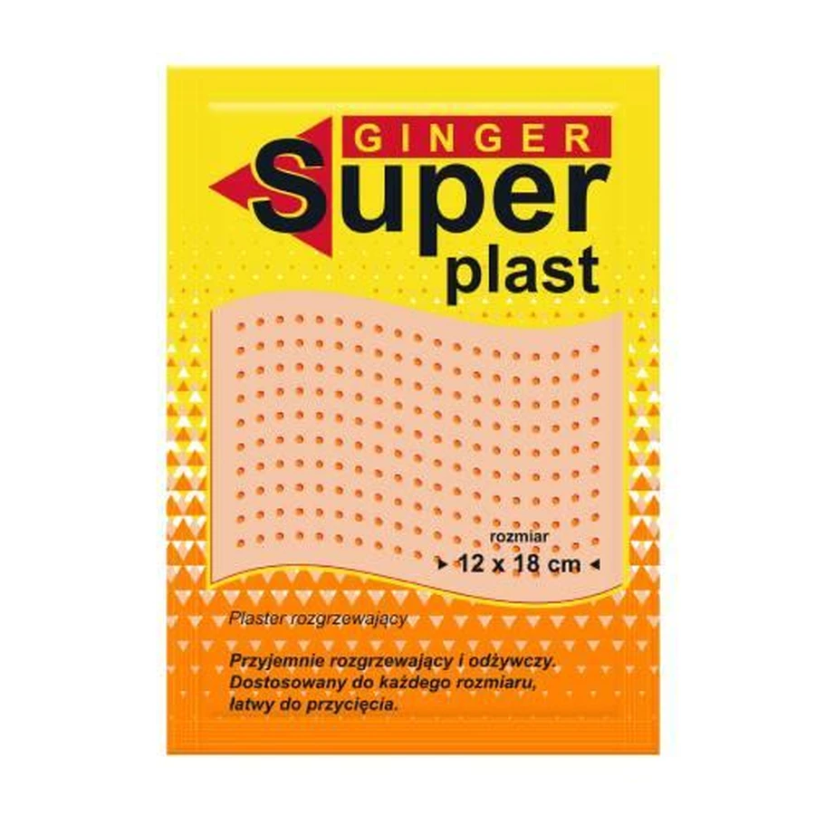 Ginger Super Patch Tencuială de încălzire 12 x 18 cm, 1 buc