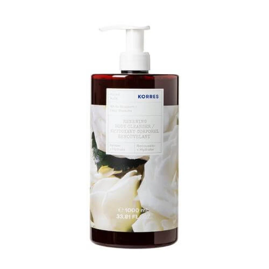KORRES Żel pod prysznic White Blossom, 1000ml: ceny i cechy