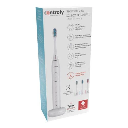 HYDREX Controly Daily II Schallzahnbürste weiß