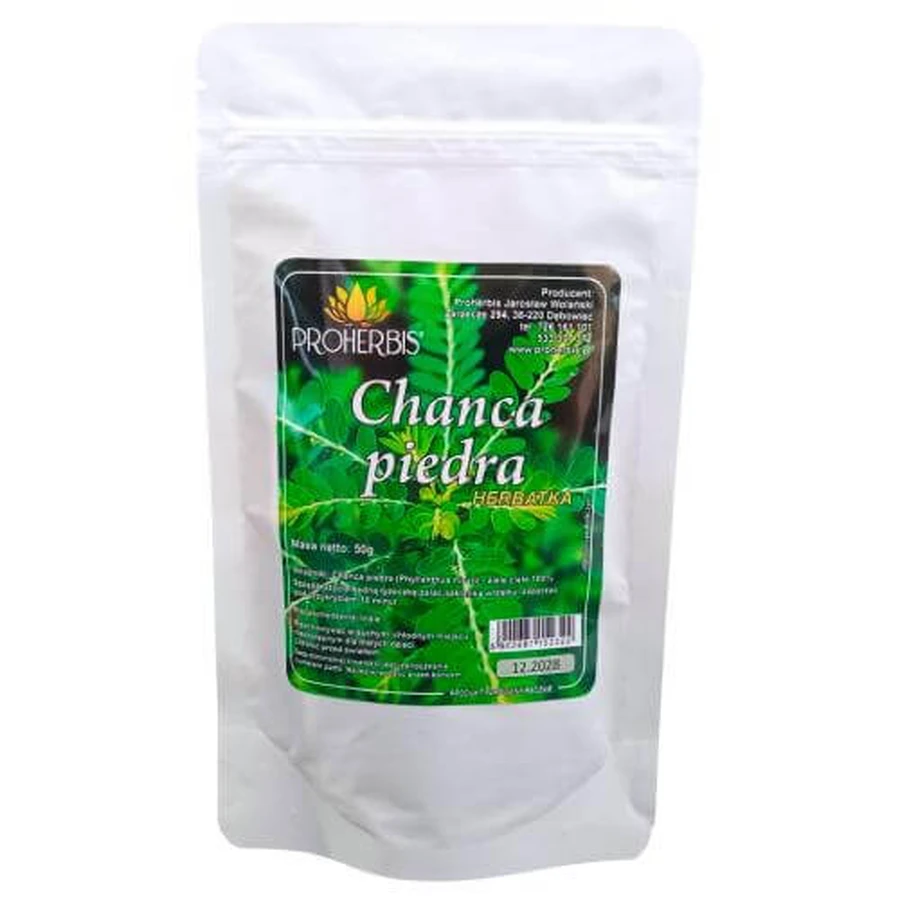 Proherbis Chanca Piedra herbatka ziołowa, 50 g: ceny i cechy