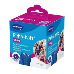 HARTMANN Peha-haft Bandage de soutien facile bleu 6cm x 4m