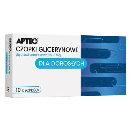 APTEO Glycerin-Zäpfchen für Erwachsene 2500 mg, 10 Stück
