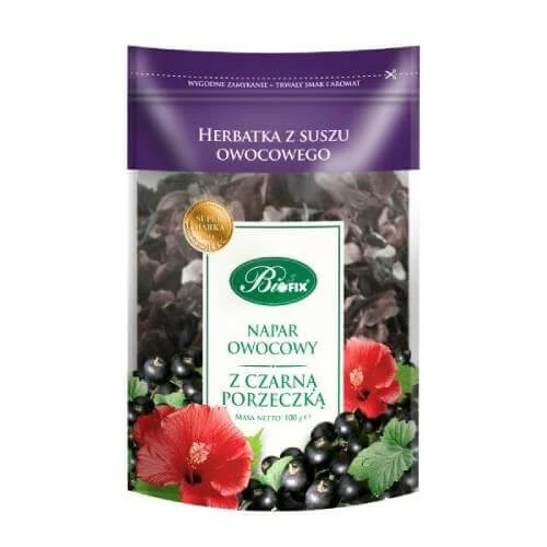BiFix Früchtetee mit schwarzer Johannisbeere, 100g