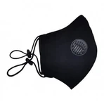Olmed katoenen masker zwart +1 filter maat S/M