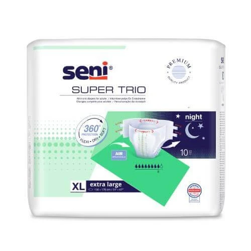 SENI SUPER TRIO XL Windeln für Erwachsene, 10 Stück