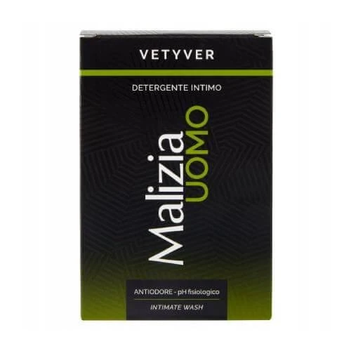 Malizia Uomo Vetyver Intimpflege-Lotion für Männer, 200 ml