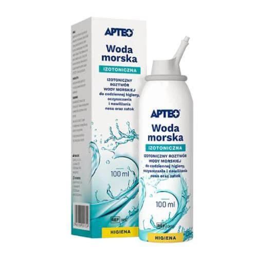 Apteo Hygiene Isotonisches Meerwasser, 100 ml