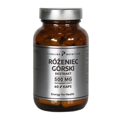 Pureline Nutrition Rhodiola rosea Extrakt 500mg, 60 Kapseln