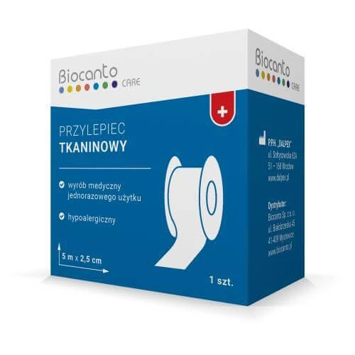BIOCANTO Klebetuch 5m x 2,5cm, 1St