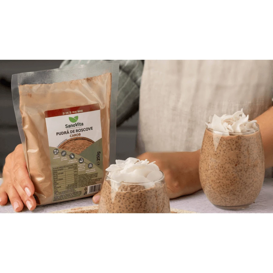Karob, Karob, 250 g, Sanovita: ceny i cechy