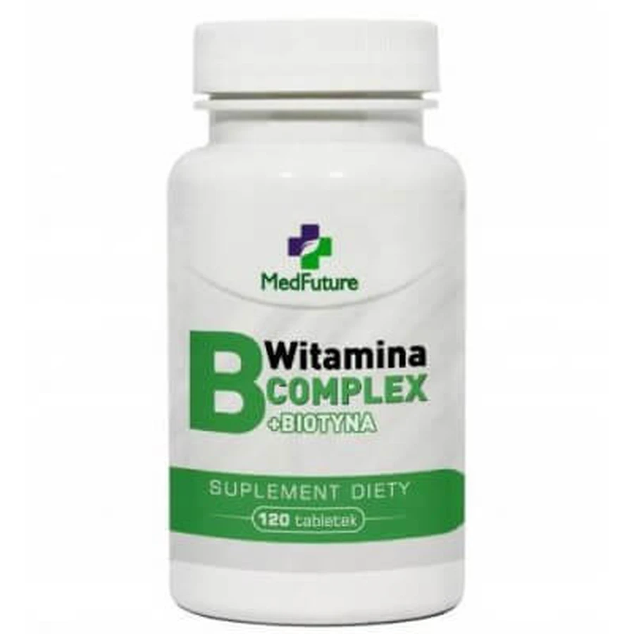MedFuture B-complex + biotină, 120tabl.