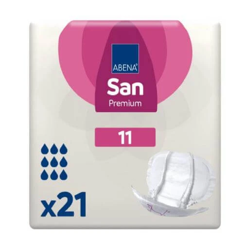 ABENA SAN 11 Premium anatomische Windeln, 21 Stück