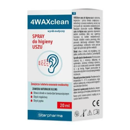 4WAXclean Ohrenhygienespray, 20ml