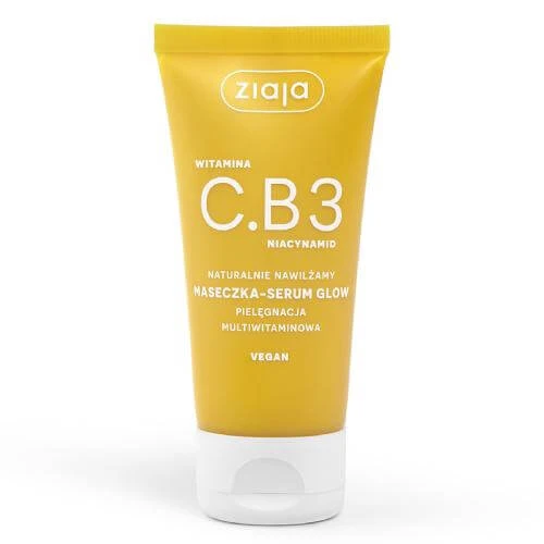 Ziaja Vitamin C.B3 Niacinamid Maske-Serum Glow, 50 ml