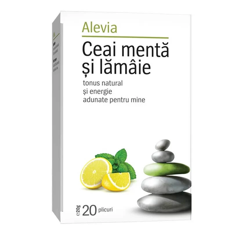 Tee mit Minze und Zitrone, 20 Sachets, Alevia