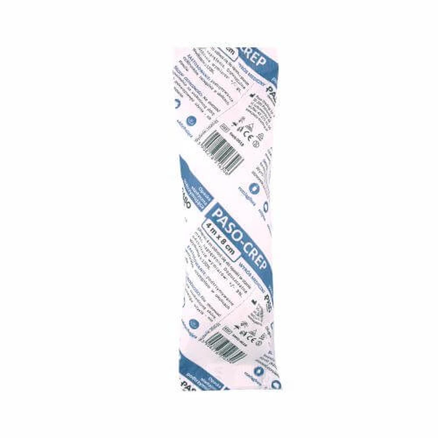 Fascia elastica di sostegno Paso- crep 4mx8cm, 1pc