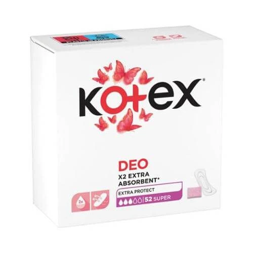 KOTEX Super Deo Damenbinden, 52 Stück