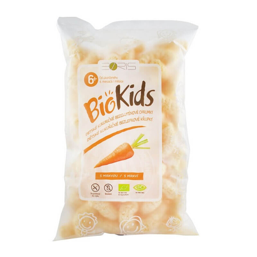 Öko-Puffs mit Karotten, 55 gr, Biokids