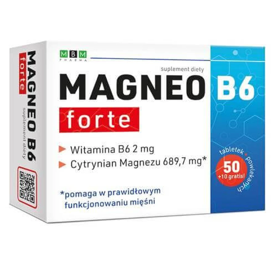 Magneo B6 Forte, 60 comprimés