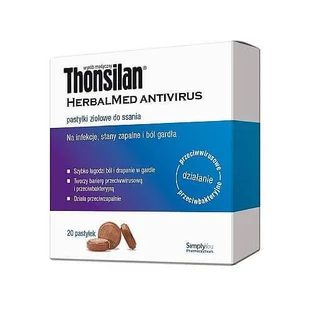 Thonsilan HerbalMed Antivirus, 20 pastiluțe
