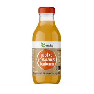 EkaMedica Suc de mere, portocale și turmeric, 300ml