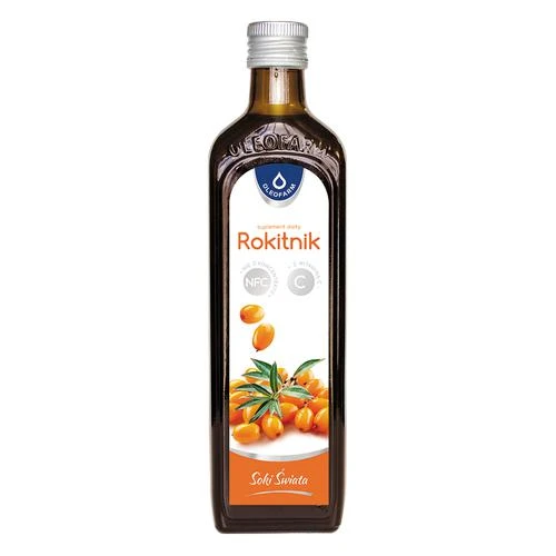 OLEOFARM Sanddornsaft mit Vitamin C, 490ml